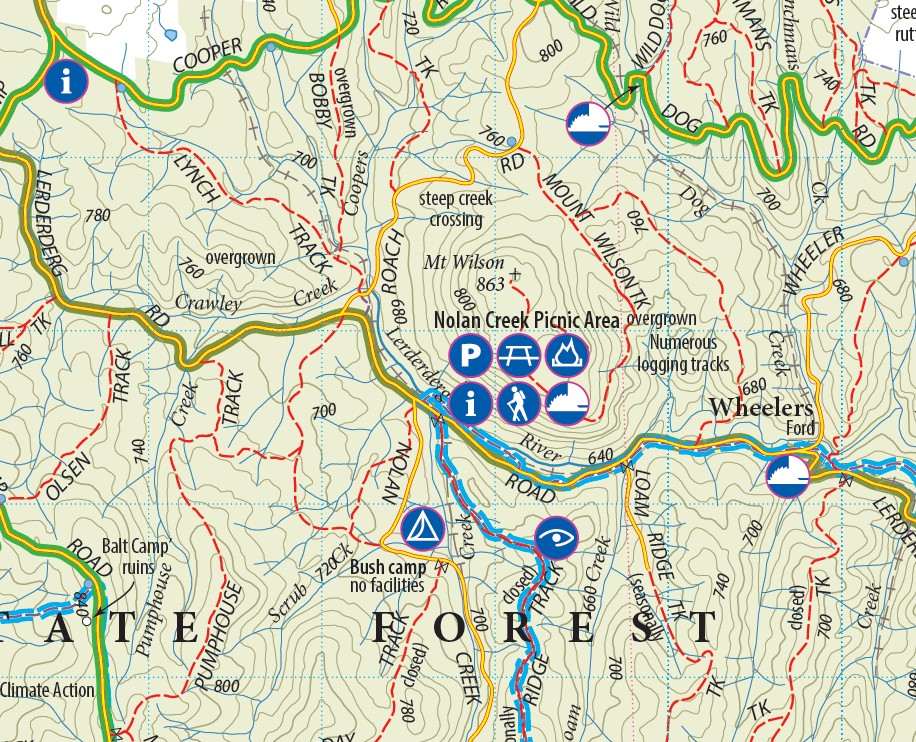 Wombat State Forest 4WD Map (new 6th Ed - Nov 2025) - Image 2