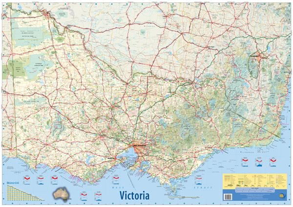 victoria tour map
