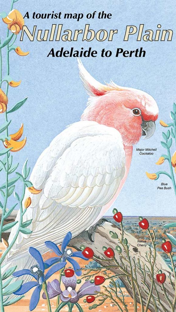 Nullarbor Plain Tourist Map - Meridian Maps