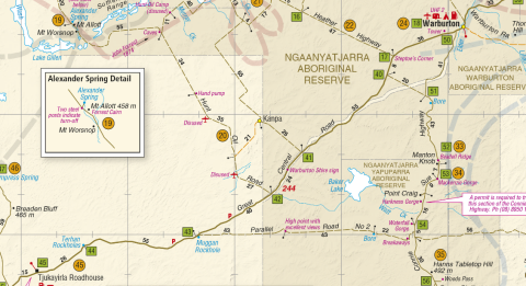 Westprint Outback Way Map Pack - Meridian Maps