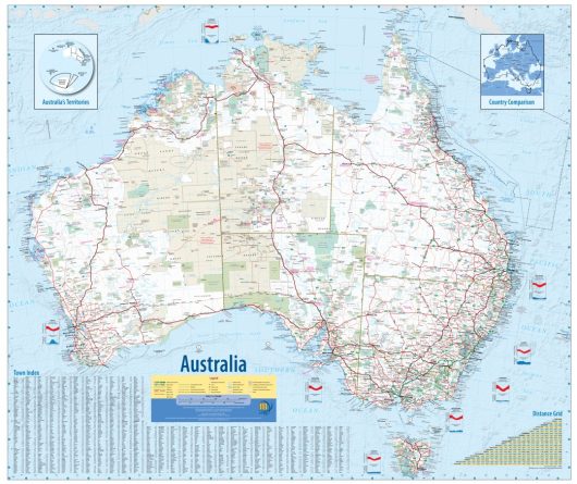Australia Map 4th Edition - Image 2