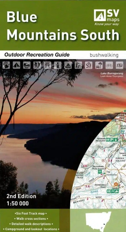 Blue Mountains South Map