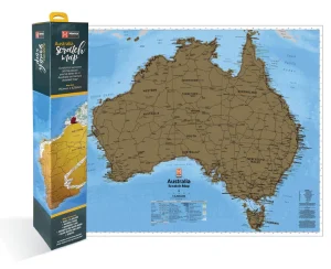 Hema's Australia Scratch Map