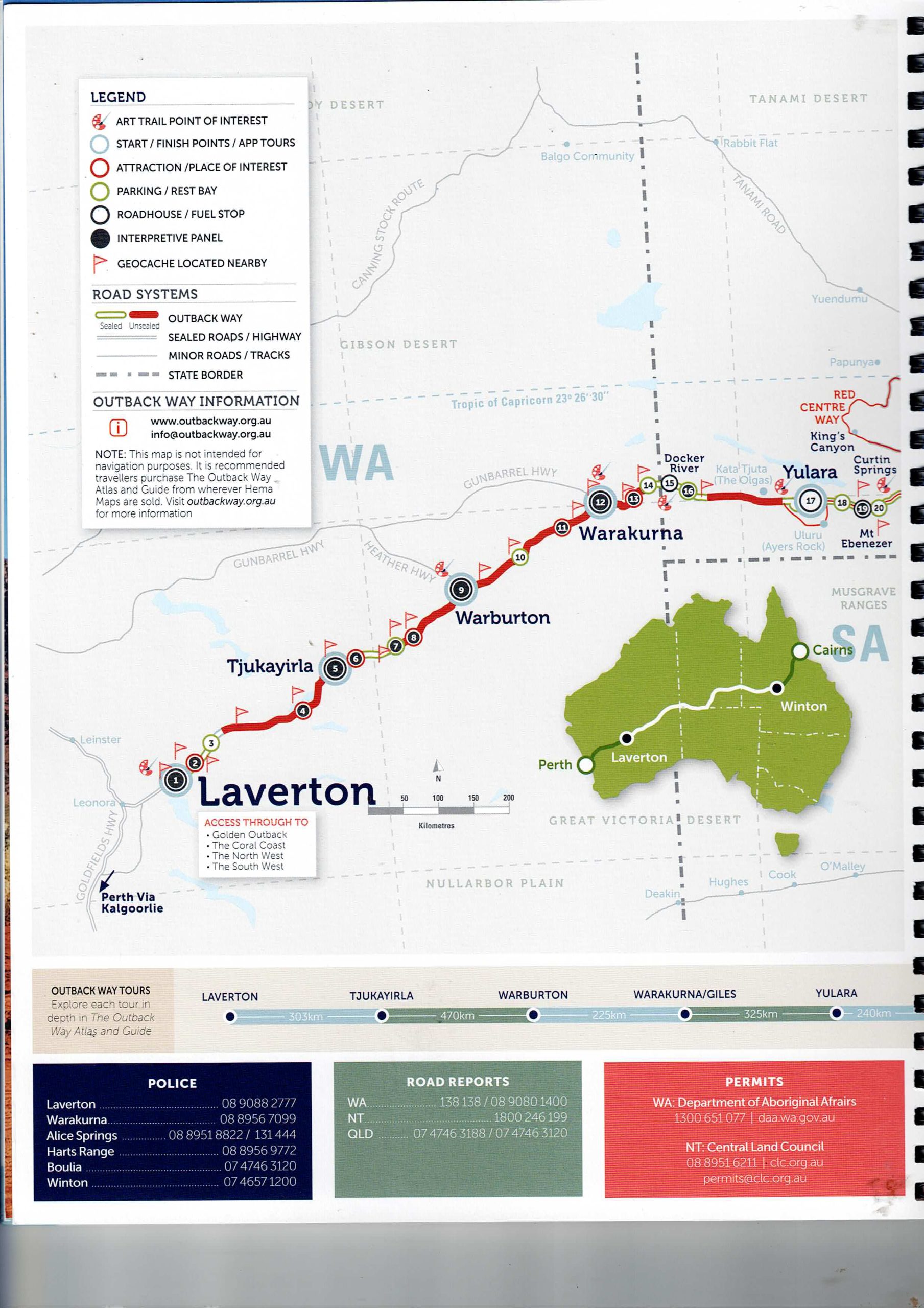Outback Way Travel Journal & Map Pack - Image 2