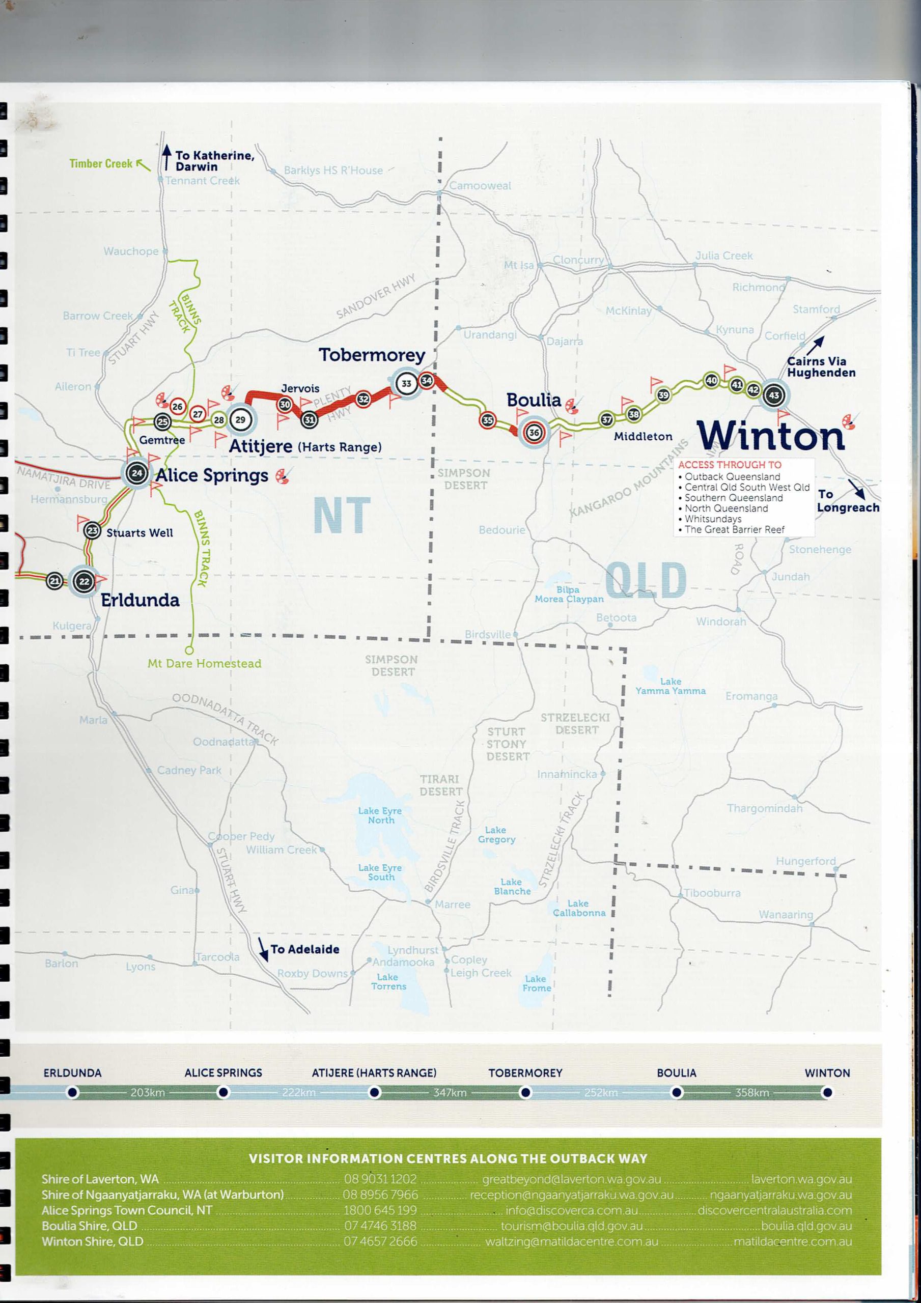 Outback Way Travel Journal & Map Pack - Image 3