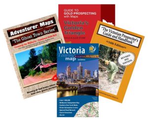 Gold Prospecting and Ghost Town Book & Map Pack